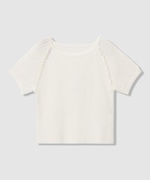 ANAYI | プチフリルスリーブ プルオーバー(ニット/セーター)