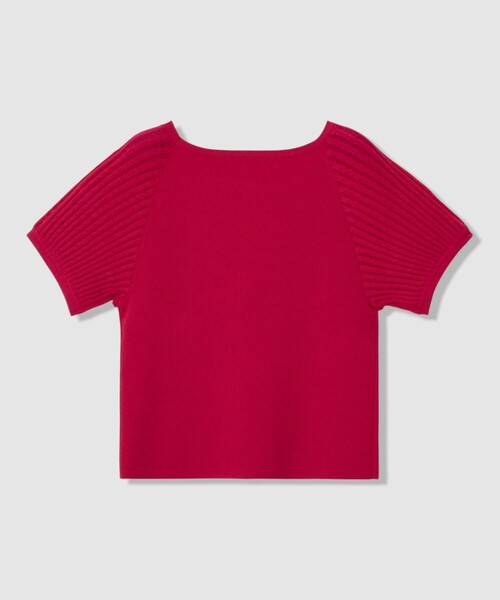 ANAYI（アナイ）の「プチフリルスリーブ プルオーバー（ニット/セーター・レディース・オフホワイト/ブラウン/ピンク・38/36）」の13枚目の写真