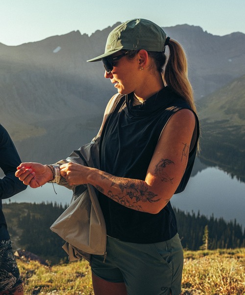 OUTDOOR RESEARCH（アウトドアリサーチ）の「OUTDOOR RESEARCH/アウトドアリサーチ  Swift Lite Tech Cap/スイフトライトテックキャップ（キャップ・メンズ・グリーン/ブルー・ONE SIZE）」の7枚目の写真