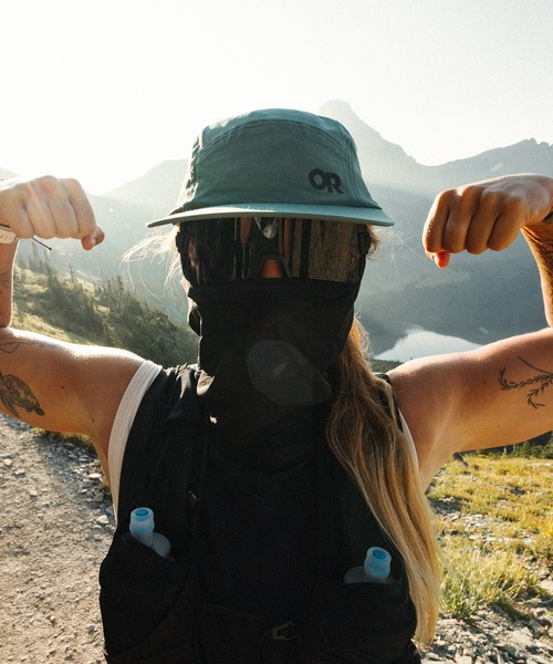 OUTDOOR RESEARCH（アウトドアリサーチ）の「OUTDOOR RESEARCH/アウトドアリサーチ  Swift Lite Tech Cap/スイフトライトテックキャップ（キャップ・メンズ・グリーン/ブルー・ONE SIZE）」の8枚目の写真