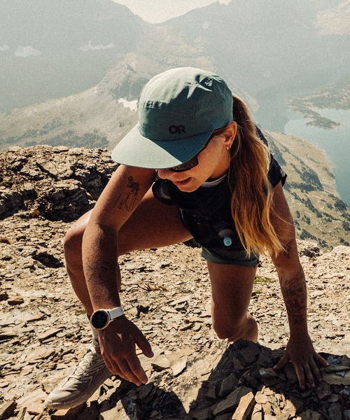 OUTDOOR RESEARCH（アウトドアリサーチ）の「OUTDOOR RESEARCH/アウトドアリサーチ  Swift Lite Tech Cap/スイフトライトテックキャップ（キャップ・メンズ・グリーン/ブルー・ONE SIZE）」の10枚目の写真