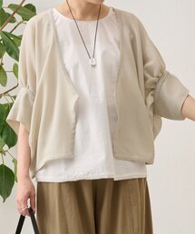 BEARDSLEY | シアーギャザードルマンハオリ(ベスト)