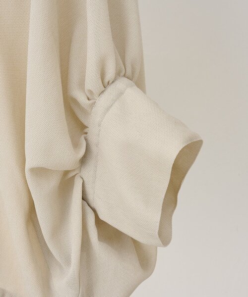 BEARDSLEY（ビアズリー）の「シアーギャザードルマンハオリ（ベスト・レディース・ベージュ/ブラック・FREE）」の17枚目の写真