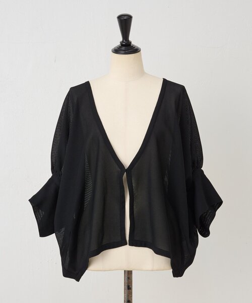 BEARDSLEY（ビアズリー）の「シアーギャザードルマンハオリ（ベスト・レディース・ベージュ/ブラック・FREE）」の20枚目の写真