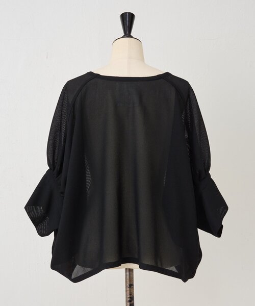 BEARDSLEY（ビアズリー）の「シアーギャザードルマンハオリ（ベスト・レディース・ベージュ/ブラック・FREE）」の21枚目の写真