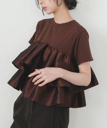 シャイニーフリルTシャツ
