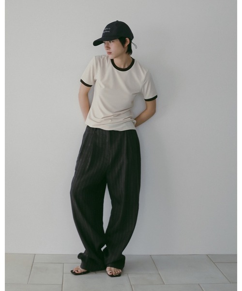 anuke(アンヌーク)の「Drawstring Logo Cap(キャップ・レディース・ネイビー/ブラック・FREE)」の7枚目の写真
