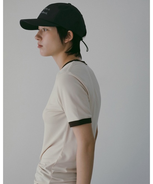 anuke(アンヌーク)の「Drawstring Logo Cap(キャップ・レディース・ネイビー/ブラック・FREE)」の8枚目の写真