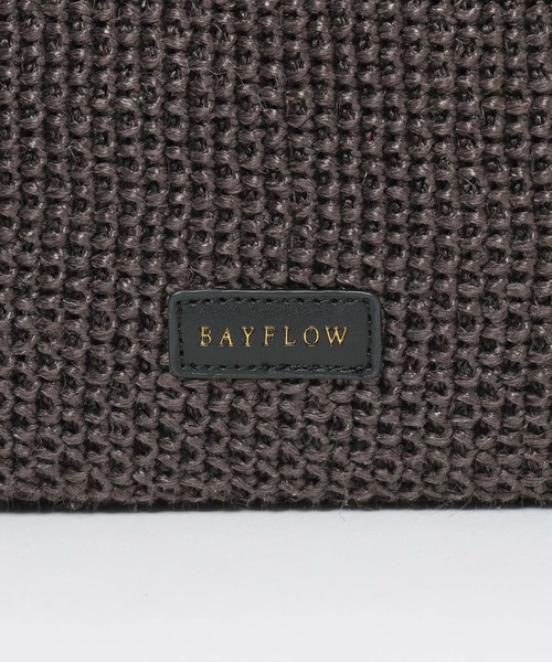 BAYFLOW（ベイフロー）の「コードハンドルペーパーショルダー（ショルダーバッグ・レディース・チャコールグレー/ナチュラル・FREE）」の21枚目の写真