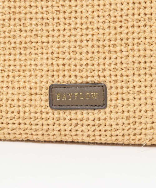 BAYFLOW（ベイフロー）の「コードハンドルペーパーショルダー（ショルダーバッグ・レディース・チャコールグレー/ナチュラル・FREE）」の22枚目の写真