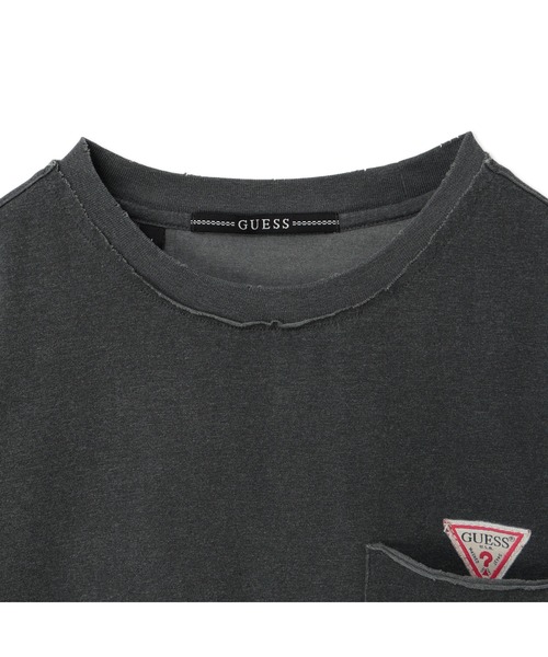 Guess(ゲス)の「UNI S/Slv Tee Shirt 半袖Tシャツ(Tシャツ/カットソー・メンズ・アイボリー/チャコールグレー・MEDIUM/ONE SIZE/LARGE/X-LARGE)」の16枚目の写真