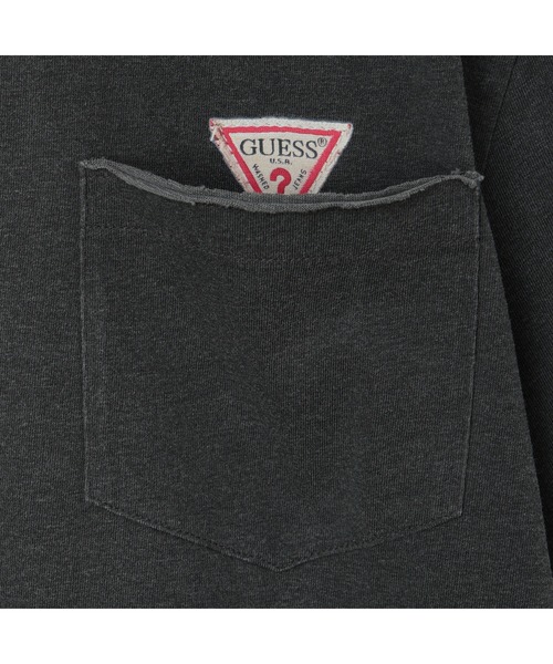 Guess(ゲス)の「UNI S/Slv Tee Shirt 半袖Tシャツ(Tシャツ/カットソー・メンズ・アイボリー/チャコールグレー・MEDIUM/ONE SIZE/LARGE/X-LARGE)」の19枚目の写真