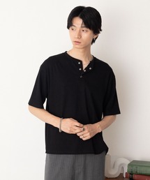 LUCY（ルーシー）の「LUCY/【26年春夏新作】リングドットヘンリーネックリブT（Tシャツ/カットソー）」