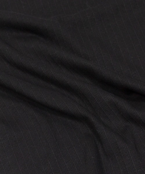 LUCY(ルーシー)の「LUCY/【26年春夏新作】リングドットヘンリーネックリブT(Tシャツ/カットソー・メンズ・ブラック/ブラウン/ブラック系1・LARGE/MEDIUM)」の4枚目の写真
