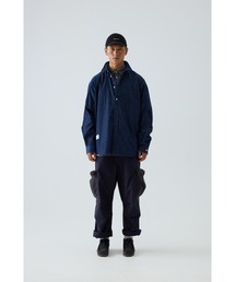 Liberaturs（リベレーター）の「インディゴデニム レギュラーカラーシャツ / Indigo Denim Regular Collar Shirt（シャツ/ブラウス）」