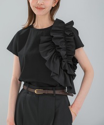 URBAN RESEARCH ROSSO WOMEN | フリルドッキングTEEブラウス(Tシャツ/カットソー)