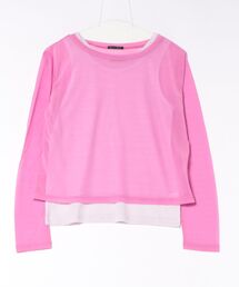 Three Four Time（スリーフォータイム）の「タンク×ショートプルオーバーSet（Tシャツ/カットソー）」