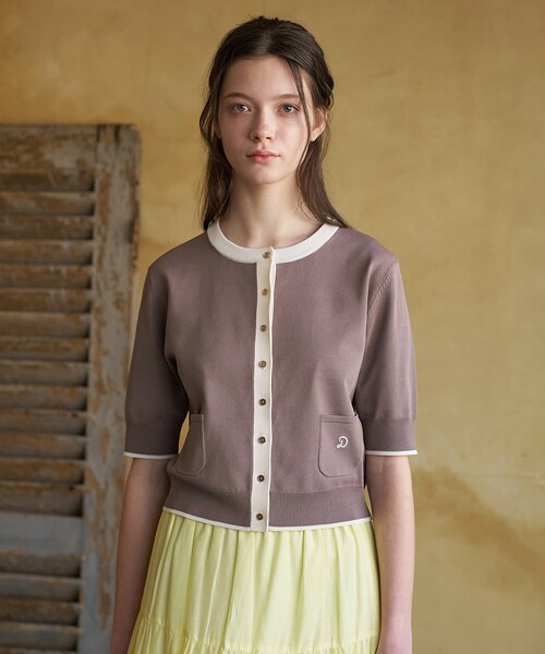 DRESSTERIOR(ドレステリア)の「【otonaMUSE5月号掲載/UVカット/ウォッシャブル】クールタッチ コンビ カーディガン(カーディガン/ボレロ・レディース・ブルー系9/ブラウン系その他6/グリーン系その他5・36/34/40/38)」の15枚目の写真
