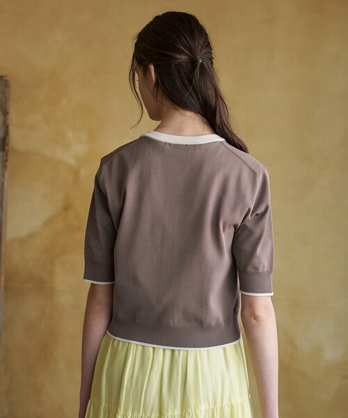 DRESSTERIOR(ドレステリア)の「【otonaMUSE5月号掲載/UVカット/ウォッシャブル】クールタッチ コンビ カーディガン(カーディガン/ボレロ・レディース・ブルー系9/ブラウン系その他6/グリーン系その他5・36/34/40/38)」の19枚目の写真