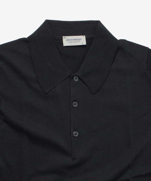 JOHN SMEDLEY(ジョンスメドレー)の「JOHN SMEDLEY FINCHLEY ジョンスメドレー ポロシャツ(ポロシャツ・メンズ・ブラック/チャコール/ネイビー・FREE/MEDIUM/LARGE)」の12枚目の写真