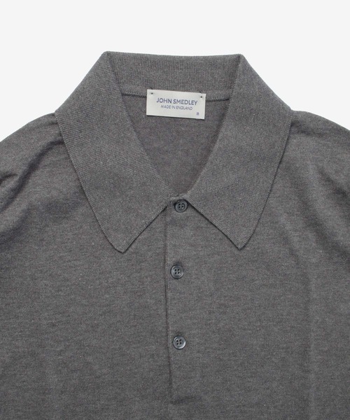 JOHN SMEDLEY(ジョンスメドレー)の「JOHN SMEDLEY FINCHLEY ジョンスメドレー ポロシャツ(ポロシャツ・メンズ・ブラック/チャコール/ネイビー・FREE/MEDIUM/LARGE)」の8枚目の写真