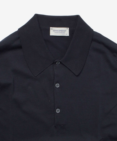 JOHN SMEDLEY(ジョンスメドレー)の「JOHN SMEDLEY FINCHLEY ジョンスメドレー ポロシャツ(ポロシャツ・メンズ・ブラック/チャコール/ネイビー・FREE/MEDIUM/LARGE)」の7枚目の写真