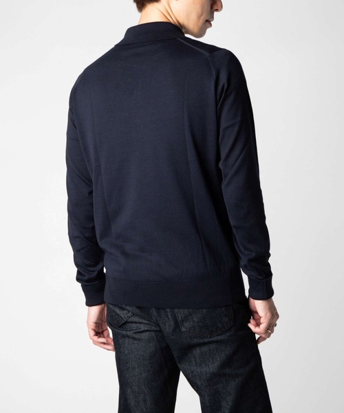 JOHN SMEDLEY(ジョンスメドレー)の「JOHN SMEDLEY FINCHLEY ジョンスメドレー ポロシャツ(ポロシャツ・メンズ・ブラック/チャコール/ネイビー・FREE/MEDIUM/LARGE)」の16枚目の写真