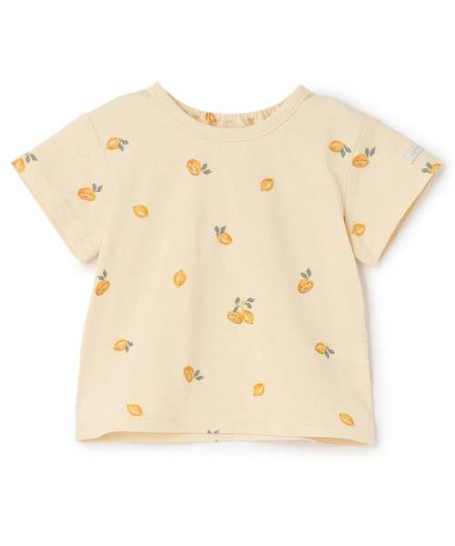 petit main（プティマイン）の「【プティプラ/ベビーサイズ】半袖Tシャツ（その他ベビーウェア・キッズ・クリーム/オフホワイト/ホワイト系その他・80ｃｍ/70cm）」の3枚目の写真