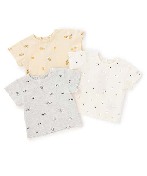 petit main（プティマイン）の「【プティプラ/ベビーサイズ】半袖Tシャツ（その他ベビーウェア・キッズ・クリーム/オフホワイト/ホワイト系その他・80ｃｍ/70cm）」の11枚目の写真