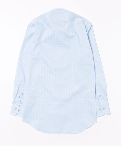TAKA-Q(タカキュー)の「ワイシャツ メンズ 透け防止 遮熱 UVカット イージーアイロン 綿混 ボタンダウン 長袖 ビジネス ドレス NEWスタンダードフィット(ビジネスシャツ・メンズ・サックスブルー・首回り43cm-裄丈82cm/首回り39cm-裄丈84cm/首回り41cm-裄丈86cm/首回り43cm-裄丈86cm/首回り45cm-裄丈86cm/首回り39cm-裄丈80cm/首回り41cm-裄丈82cm/首回り37cm-裄丈80cm)」の3枚目の写真