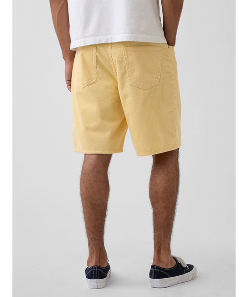 GAP(ギャップ)の「9インチ リラックスフィット コーデュロイ ショートパンツ(その他パンツ・メンズ・ブルー/ブラウン/イエロー・34W/32W/36W/30W/28W)」の11枚目の写真