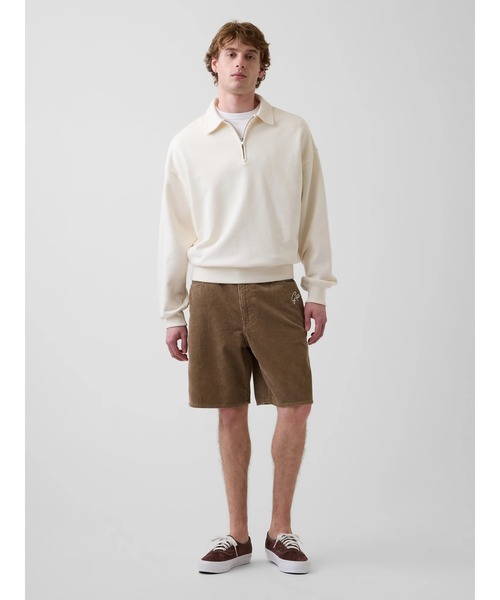 GAP(ギャップ)の「9インチ リラックスフィット コーデュロイ ショートパンツ(その他パンツ・メンズ・ブルー/ブラウン/イエロー・34W/32W/36W/30W/28W)」の17枚目の写真