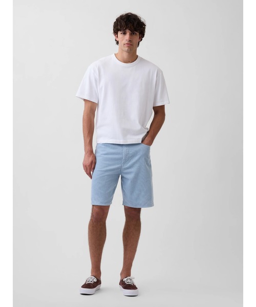 GAP(ギャップ)の「9インチ リラックスフィット コーデュロイ ショートパンツ(その他パンツ・メンズ・ブルー/ブラウン/イエロー・34W/32W/36W/30W/28W)」の16枚目の写真