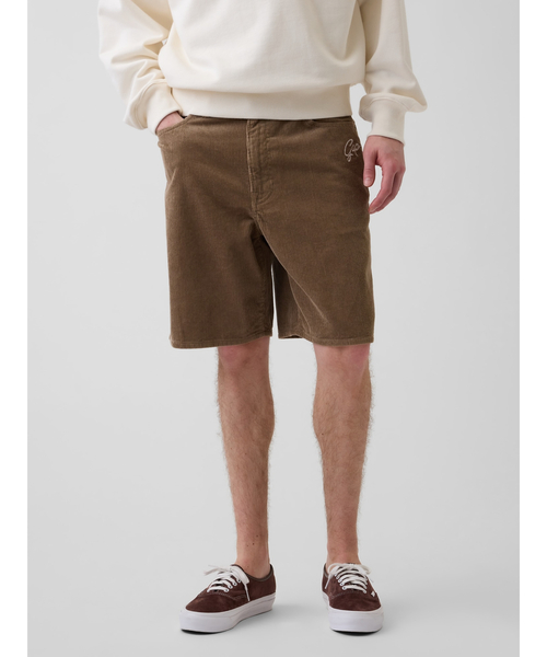 GAP(ギャップ)の「9インチ リラックスフィット コーデュロイ ショートパンツ(その他パンツ・メンズ・ブルー/ブラウン/イエロー・34W/32W/36W/30W/28W)」の21枚目の写真