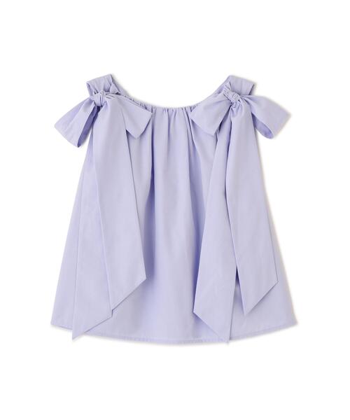 NATURAL BEAUTY BASIC(ナチュラルビューティーベーシック)の「【sweet掲載】【ちょうど、いい服】ときめきリボンブラウス(シャツ/ブラウス・レディース・オフホワイト/ブラック/レッド/ブルー・MEDIUM/SMALL)」の5枚目の写真