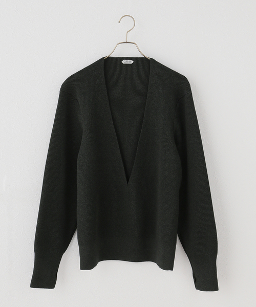 PURLAM/プラム AZE Deep-Vneck L/S PO プルオーバー PU126-MPO 05