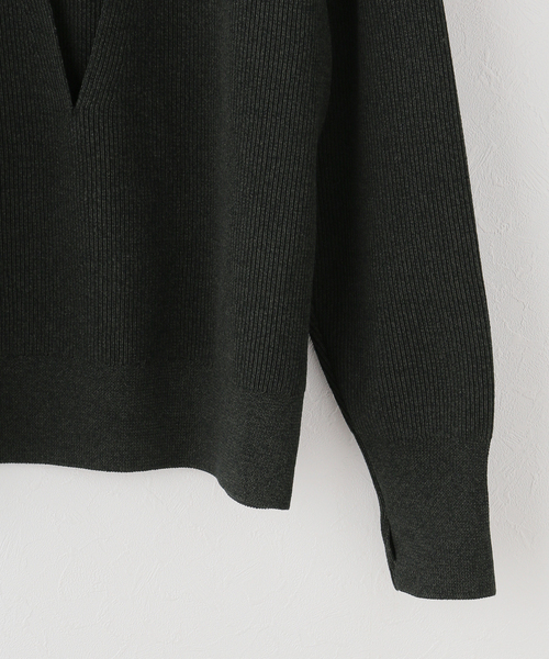 PURLAM/プラム AZE Deep-Vneck L/S PO プルオーバー PU126-MPO 05