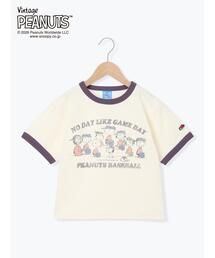 Samansa Mos2 Lagom | 【FRUIT OF THE LOOM】PEANUTS プリントリンガーT(Tシャツ/カットソー)