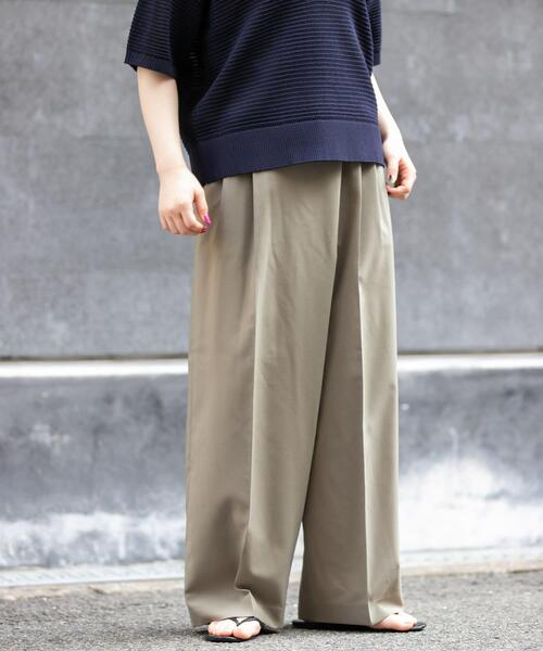 FORK&SPOON(フォークアンドスプーン)の「FORK&SPOON フロントラップパンツ(その他パンツ・レディース・ベージュ/グレー・2/1)」の20枚目の写真