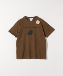 REGENCY WORKS（リージェンシーワークス）の「REGENCY WORKS:〈洗濯機可能〉キャット プリント TEE（Tシャツ/カットソー）」