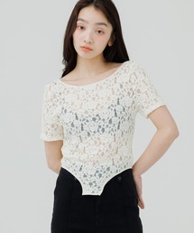 satin lace cami tops（サテンレースキャミトップス）（キャミソール