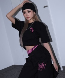 BLACKQUEEN（ブラッククイーン）の「【BLACKQUEEN】Wウエストアニマル柄セットアップ（セットアップ）」