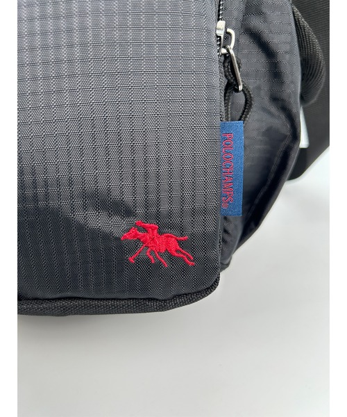 POLOCHAMPS(ポロチャンプス)の「POLOCHAMPS/ポロチャンプス 多機能 横型ショルダーバッグ/B5サイズ対応/リップストップ(ショルダーバッグ・メンズ・ブラック/グレー・FREE)」の20枚目の写真