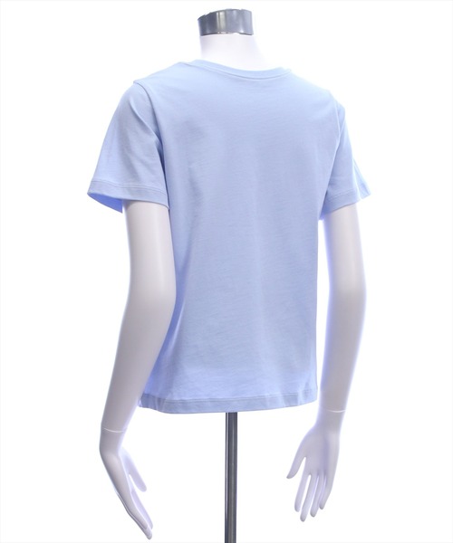 CLEAR BASIC（クリアベーシック）の「【4色展開】ビジューロゴTシャツ［骨格ストレート／きれいめ／シンプル／大人カジュアル／フェミニン］（Tシャツ/カットソー・レディース・サックスブルー/グレー/オフホワイト/ブラック・F）」の22枚目の写真