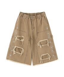 L.H.P（エルエイチピー）の「DankeSchon/ダンケシェーン/STUDS W-KNEE DUCK SHORTS（その他パンツ）」