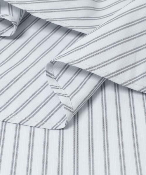 URBAN RESEARCH Sonny Label（アーバンリサーチサニーレーベル）の「『WEB限定』バンドカラーフリルストライプ半袖シャツ（シャツ/ブラウス・レディース・ブルー系その他/ブラウン系その他/ホワイト系その他・FREE）」の7枚目の写真