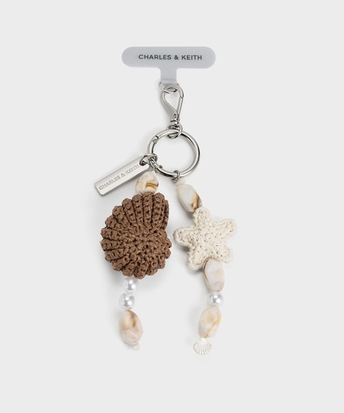CHARLES & KEITH(チャールズ & キース)の「クロシェ シーシェル スターフィッシュ ビーデッド ハンドルチャーム(キーケース/キーアクセサリー・レディース・マルチ・FREE)」の7枚目の写真