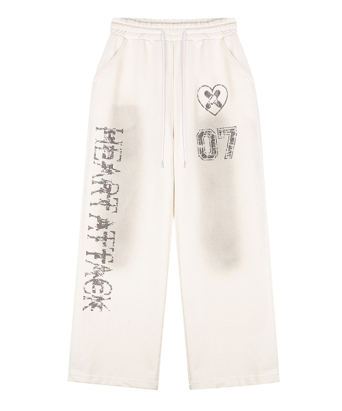 LUVISTRUE(ラヴイズトゥルー)の「SY WASHING TRAINING PANTS(WHITE)(スウェットパンツ・レディース・その他・FREE)」の2枚目の写真