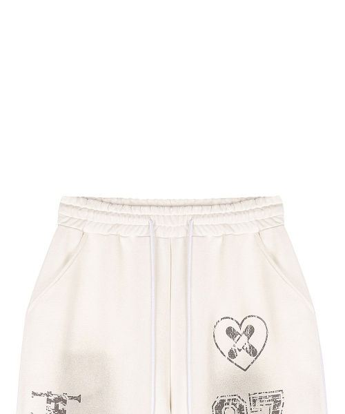 LUVISTRUE(ラヴイズトゥルー)の「SY WASHING TRAINING PANTS(WHITE)(スウェットパンツ・レディース・その他・FREE)」の4枚目の写真