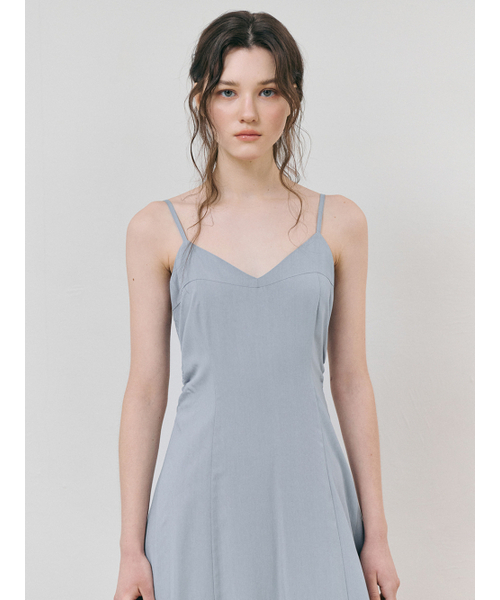 ETMON（エトモン）の「Slip Layered Hem Dress, Sky Blue（ワンピース・レディース・その他・MEDIUM/SMALL）」の4枚目の写真